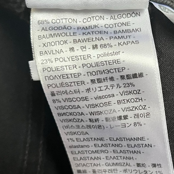 Levi’s 721 High Rise Skinny Jeans Soft Black Size 29 - Picture 14 of 16